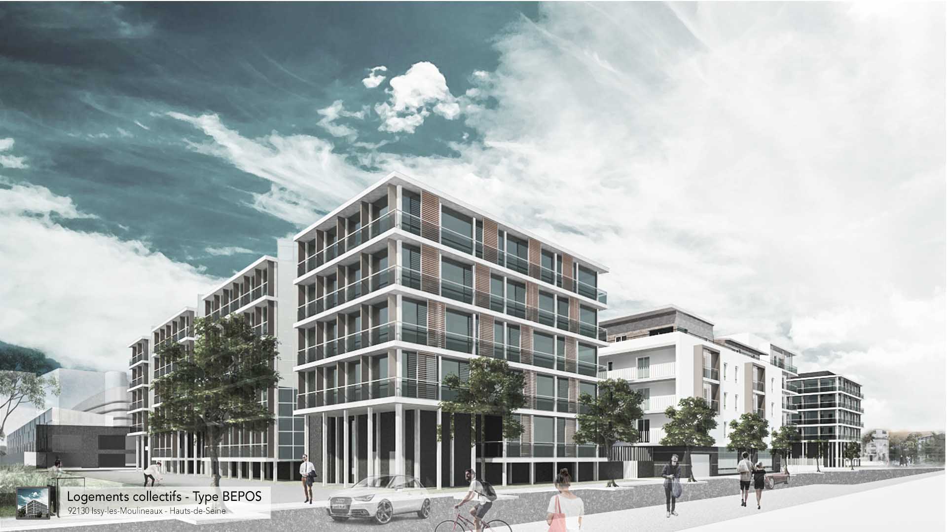 Étude Urbaine - Logements de type BEPOS