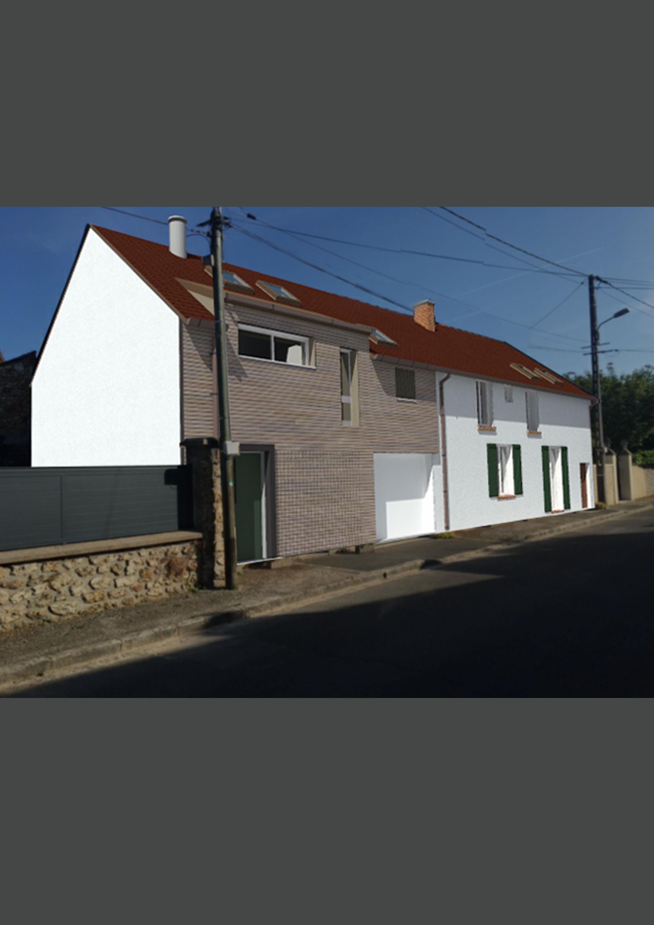 Rénovation d’une maison rurale Avec division parcellaire